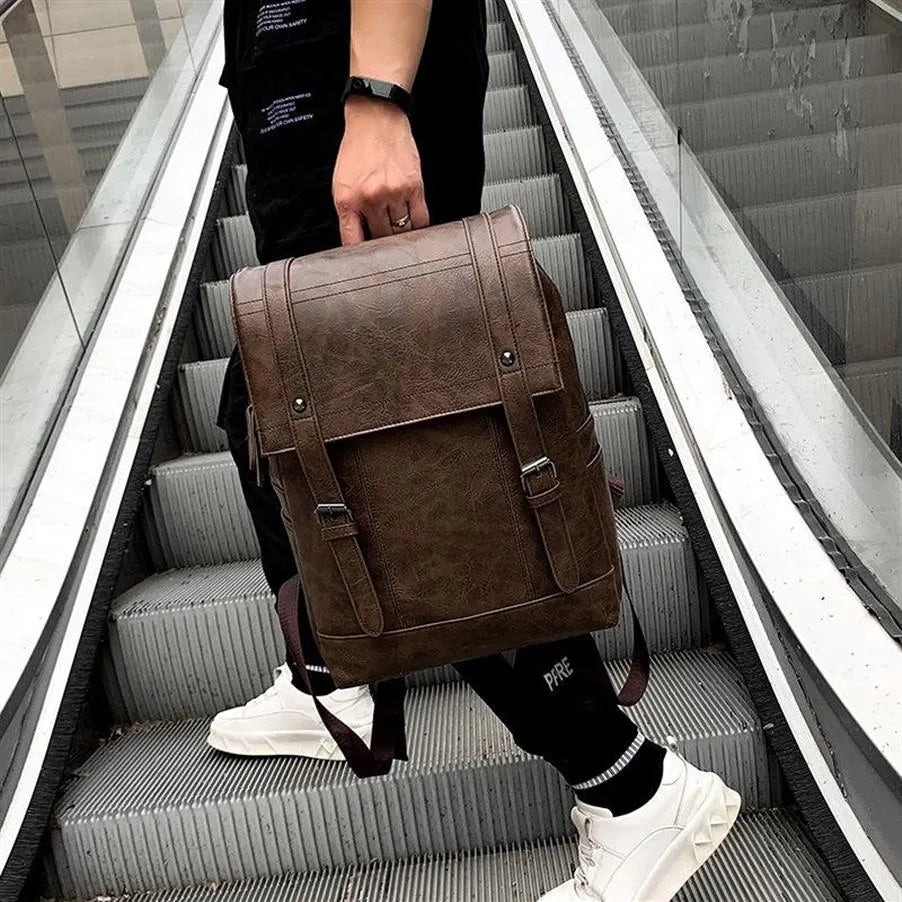 Sac à dos en cuir imperméable