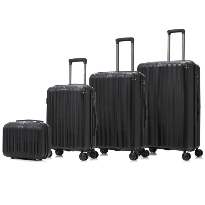 PARTA – Valises Trolley : Robustesse et Style en 4 Pièces