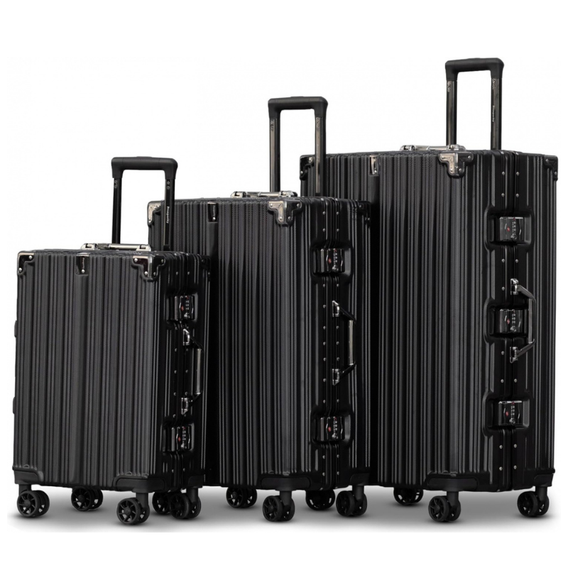 Parta – Pack de 3 Valises Rigides avec Porte-Gobelet