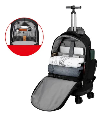 Sac à dos professionnel Parta à roulettes