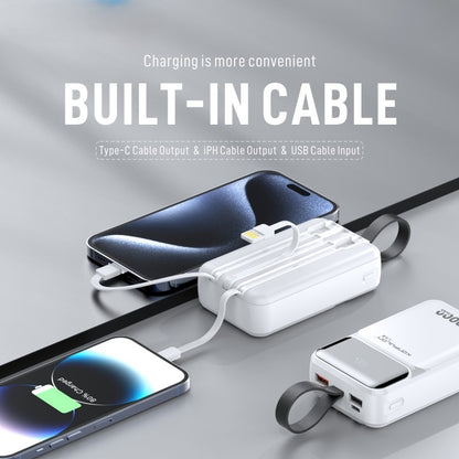 Powerbank Parta Édition Voyage – Batterie Externe de Luxe 20W PD avec Câble Intégré