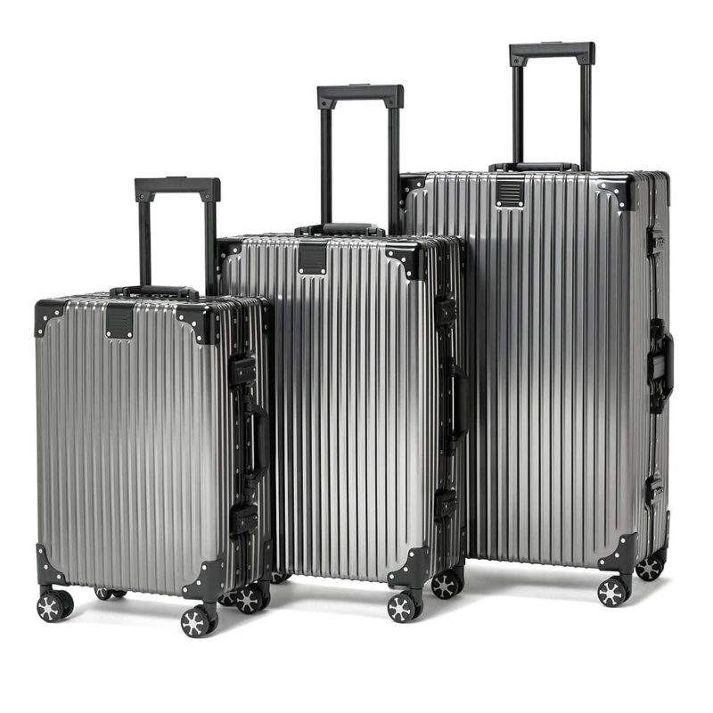 Parta – Pack de 3 Valises Rigides avec Porte-Gobelet