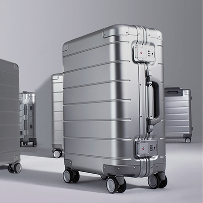 Valise Cabine Aluminium Parta – Bagage à Main Rigide avec Double Verrouillage TSA.