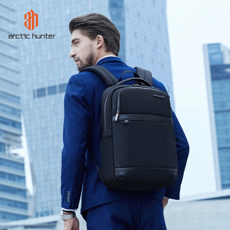 PARTA Sac à Dos Business 15.6" | Imperméable, Grande Capacité et Design Professionnel