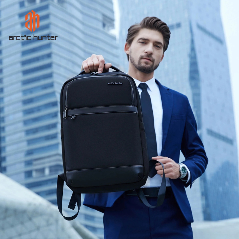 PARTA Sac à Dos Business 15.6" | Imperméable, Grande Capacité et Design Professionnel