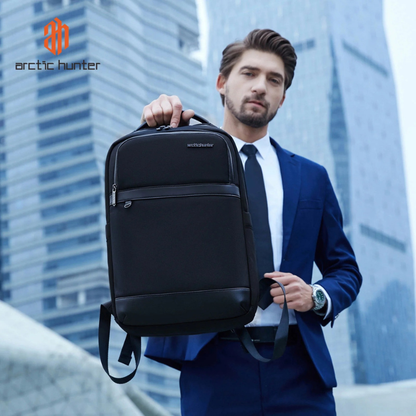 PARTA Sac à Dos Business 15.6" | Imperméable, Grande Capacité et Design Professionnel