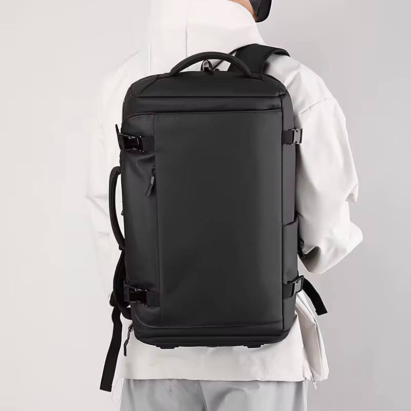 PARTA Sac à Dos Ordinateur Portable 17 Pouces – Imperméable, Grande Capacité, Port USB, Compartiment PC, Idéal pour le Travail, le Voyage en Cabine et les Week-ends (Noir)