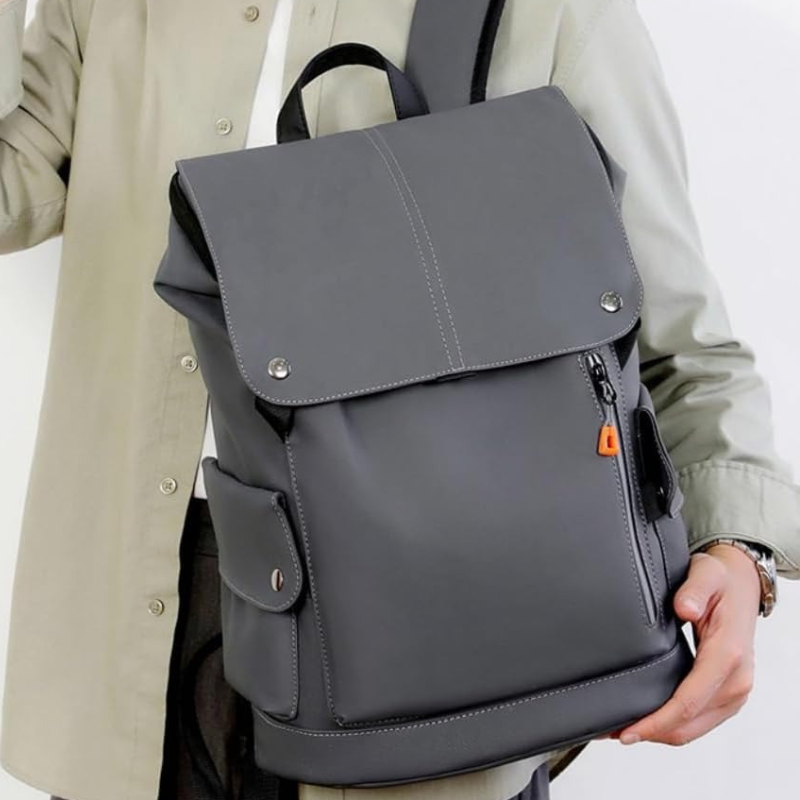 PARTA Backpack for Men – Large Capacity Waterproof Laptop Backpack (Grey)