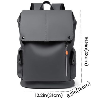 PARTA Backpack for Men – Large Capacity Waterproof Laptop Backpack (Grey)