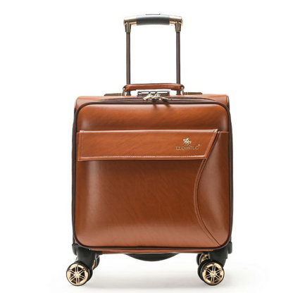 Valise de voyage d'affaires cabine en cuir