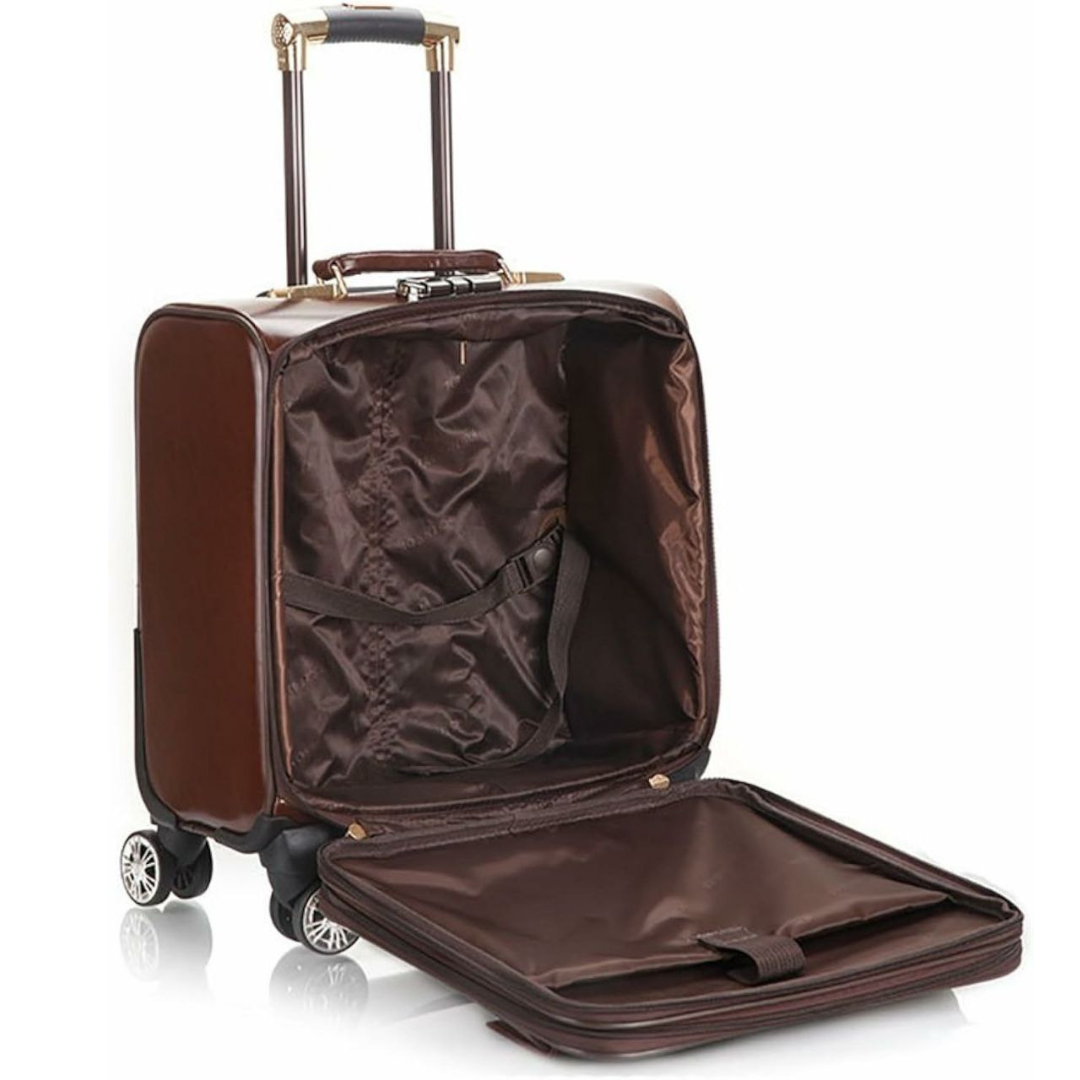 Valise cabine best sale en cuir