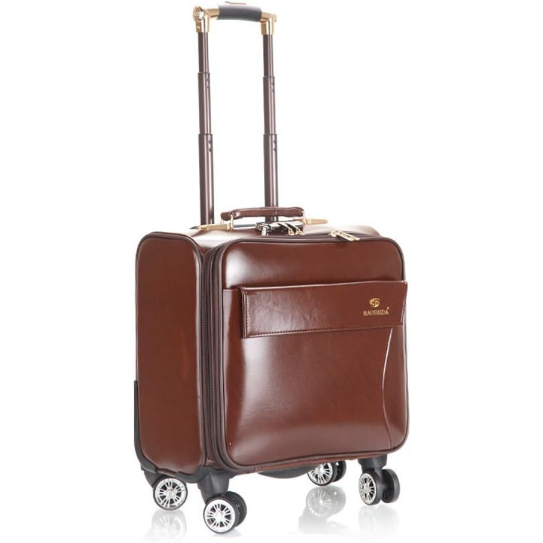 Valise de voyage d'affaires cabine en cuir