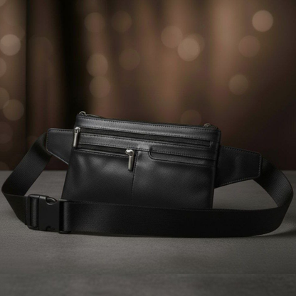 Parta Sac Banane en Cuir pour Homme