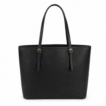 PARTA Sac Cabas Femme Noir Élégant – Grande Capacité, Style Chic et Intemporel