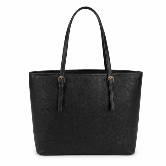 PARTA Sac Cabas Femme Noir Élégant – Grande Capacité, Style Chic et Intemporel