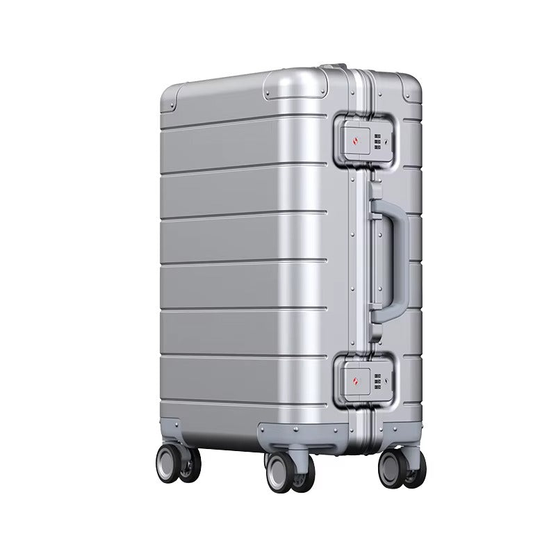 Valise Cabine Aluminium Parta – Bagage à Main Rigide avec Double Verrouillage TSA.