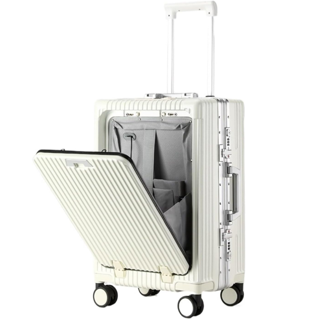 Valise Cabine Parta 20” Ouverture Frontale – Serrure TSA, 4 Roues 360°