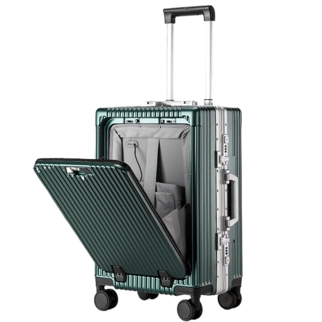 Valise Cabine Parta 20” Ouverture Frontale – Serrure TSA, 4 Roues 360°