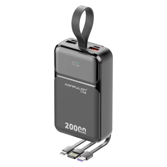 Powerbank Parta Édition Voyage – Batterie Externe de Luxe 20W PD avec Câble Intégré